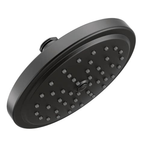 black moen shower head